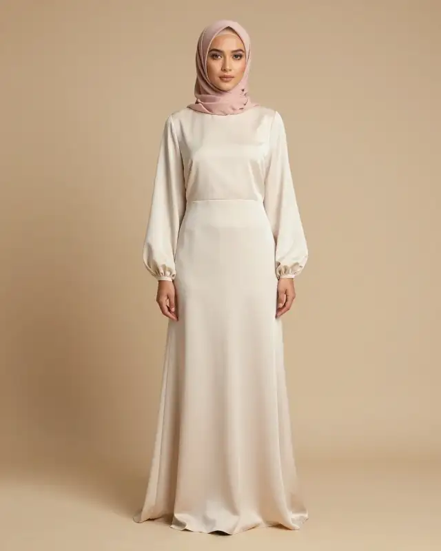 Dress Amani Satin Crepe